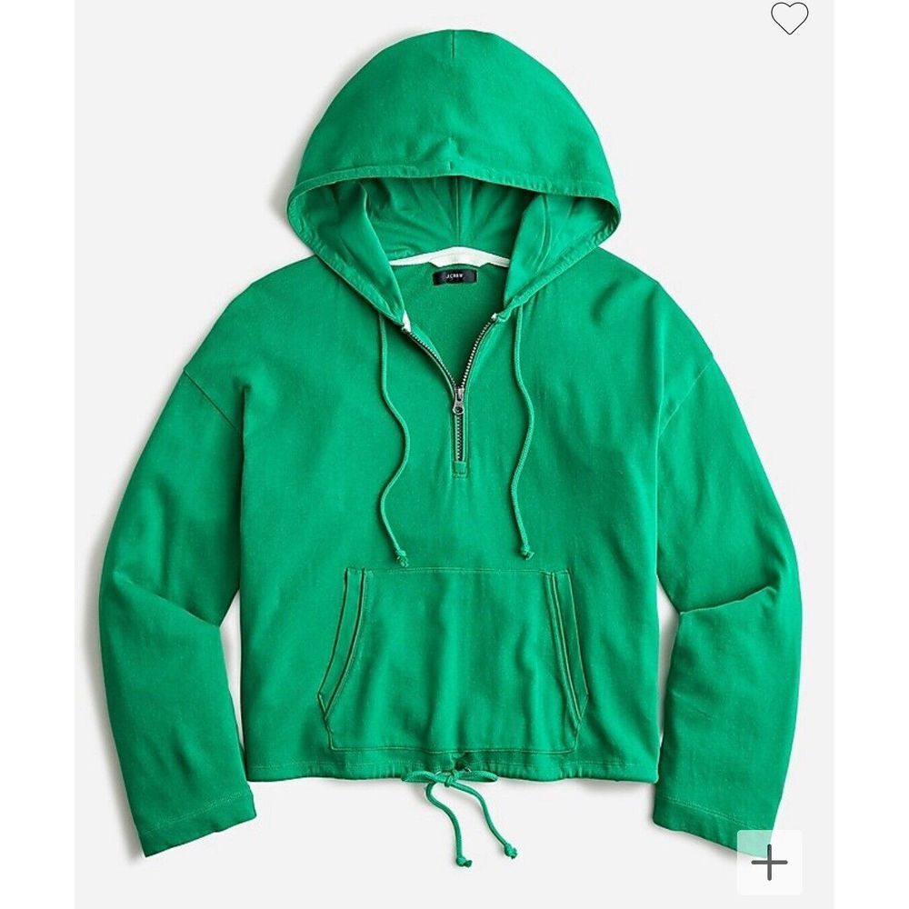 J. Crew Green Hoodie Sweatshirt